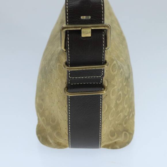 CELINE C Macadam Canvas Shoulder Bag Beige - Picture 5 of 12